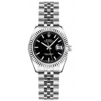 Rolex Lady-Datejust 26 Women's Watch 179174-BLKSJ